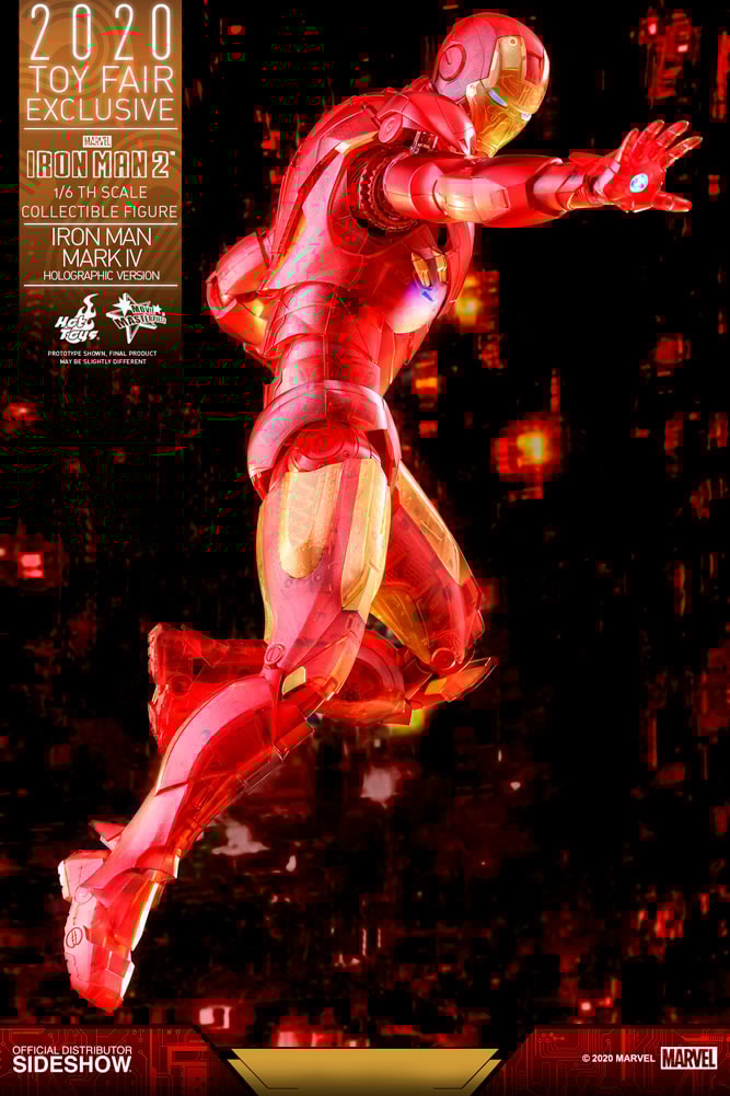 Iron Man Mark IV (Holographic Version) Exclusive Edition (Prototype Shown) View 14