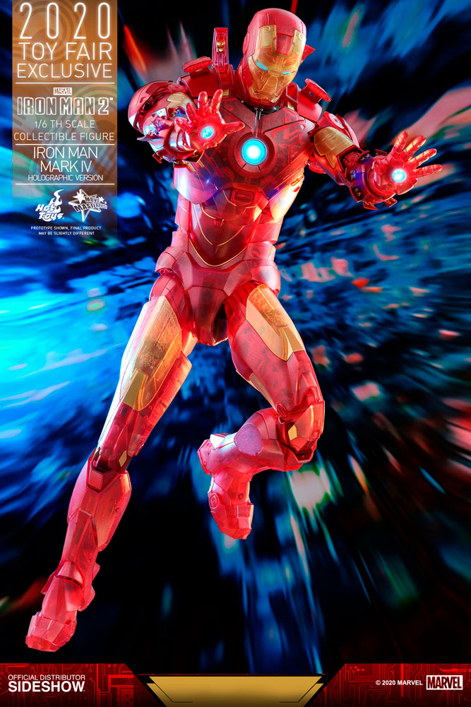 Iron Man Mark IV (Holographic Version) Exclusive Edition (Prototype Shown) View 13