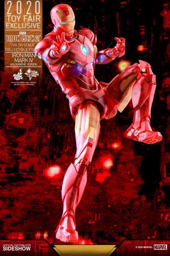 Iron Man Mark IV (Holographic Version) Exclusive Edition (Prototype Shown) View 12