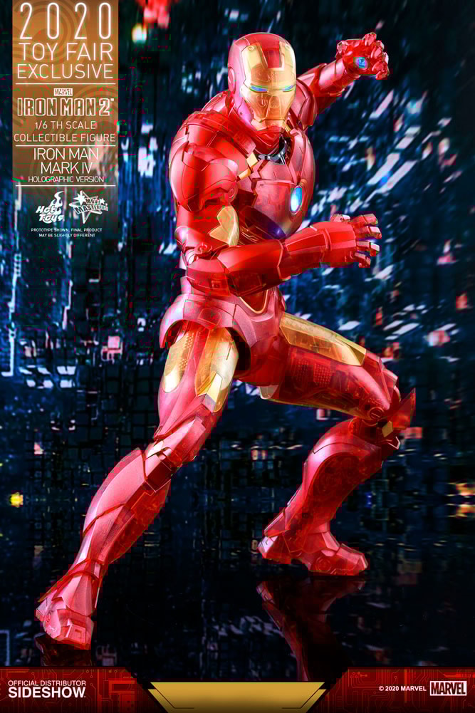 Iron Man Mark IV (Holographic Version) Exclusive Edition (Prototype Shown) View 2