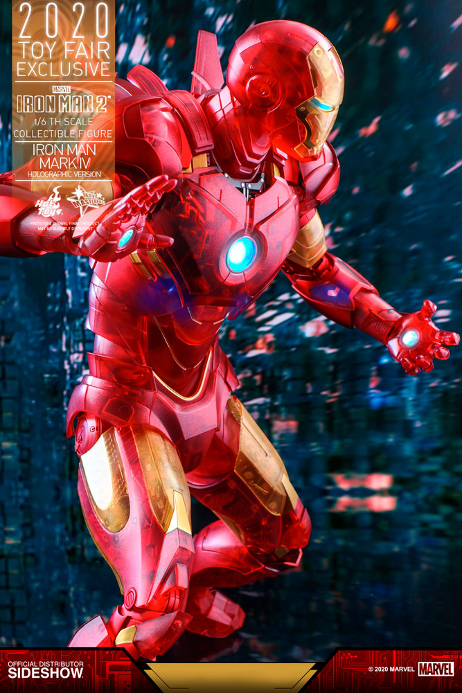 Iron Man Mark IV (Holographic Version) Exclusive Edition (Prototype Shown) View 8