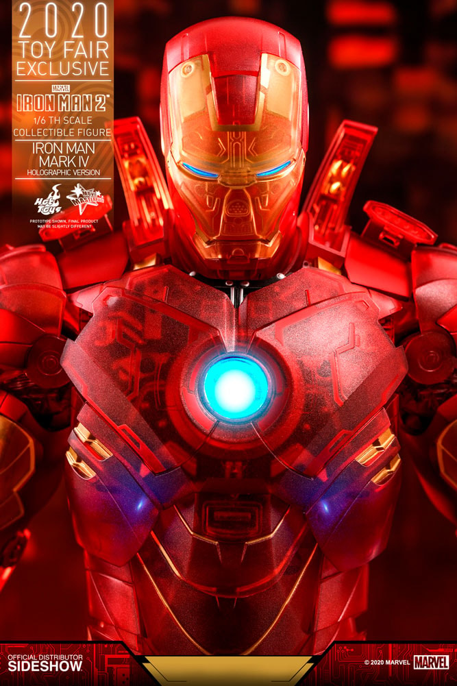 Iron Man Mark IV (Holographic Version) Exclusive Edition (Prototype Shown) View 7