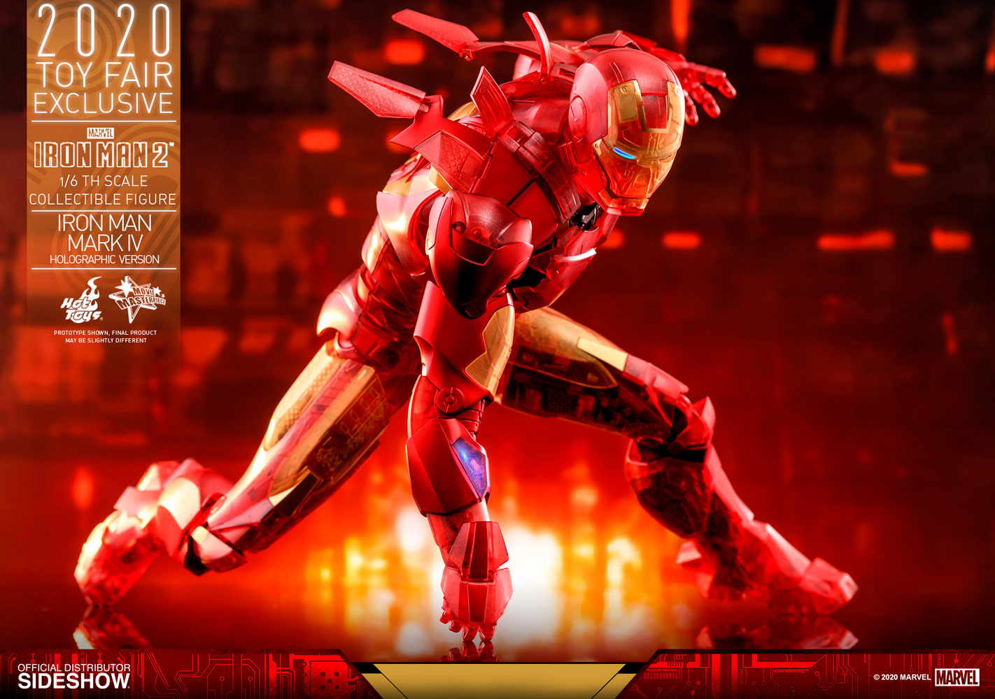 Iron Man Mark IV (Holographic Version) Exclusive Edition (Prototype Shown) View 6