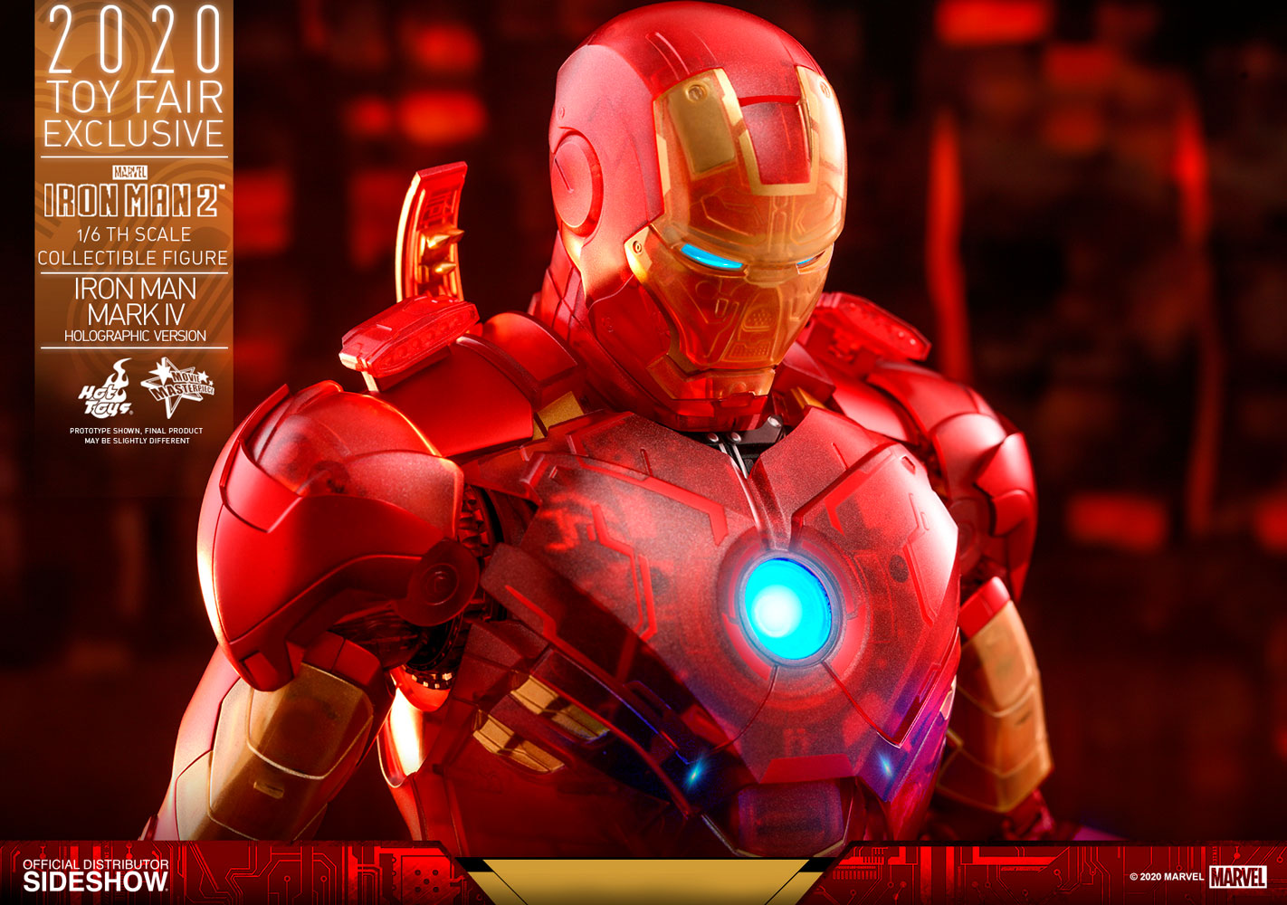 Iron Man Mark IV (Holographic Version) Exclusive Edition (Prototype Shown) View 3