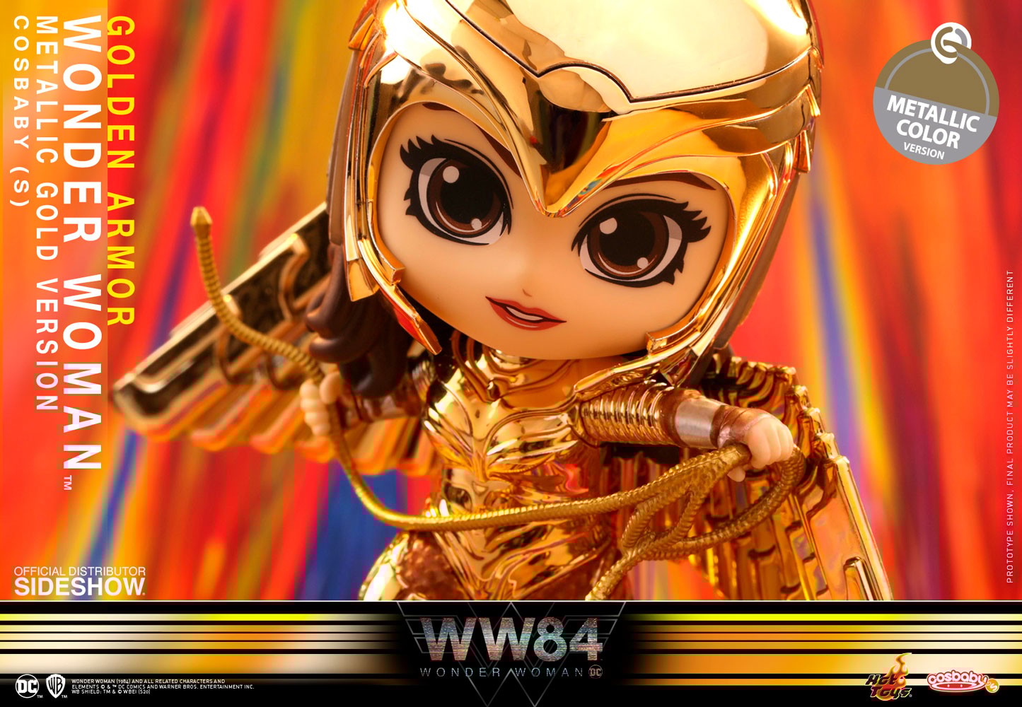 Golden Armor Wonder Woman (Metallic Gold Version) Cosbaby(S