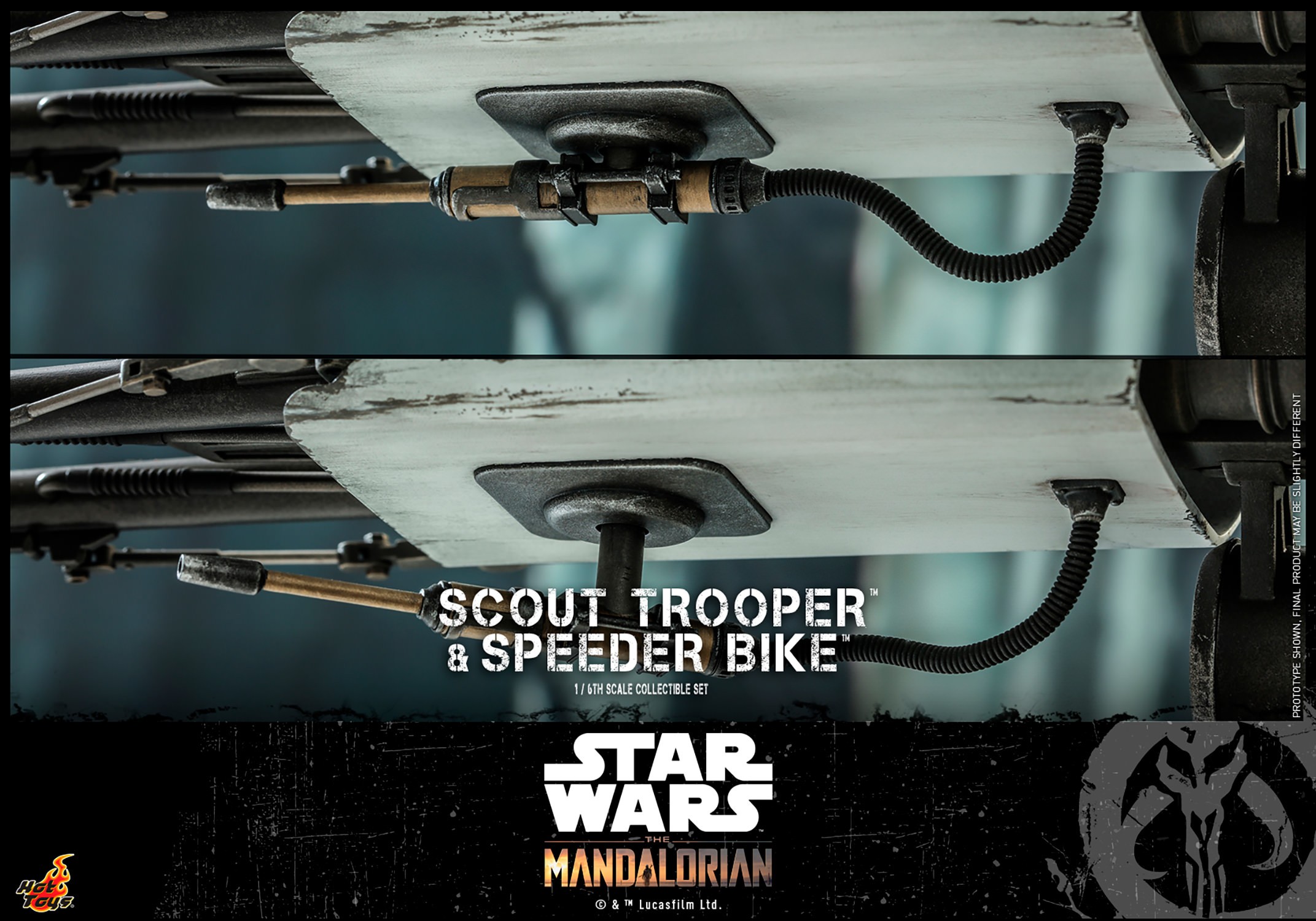 Scout Trooper and Speeder Bike (Prototype Shown) View 6