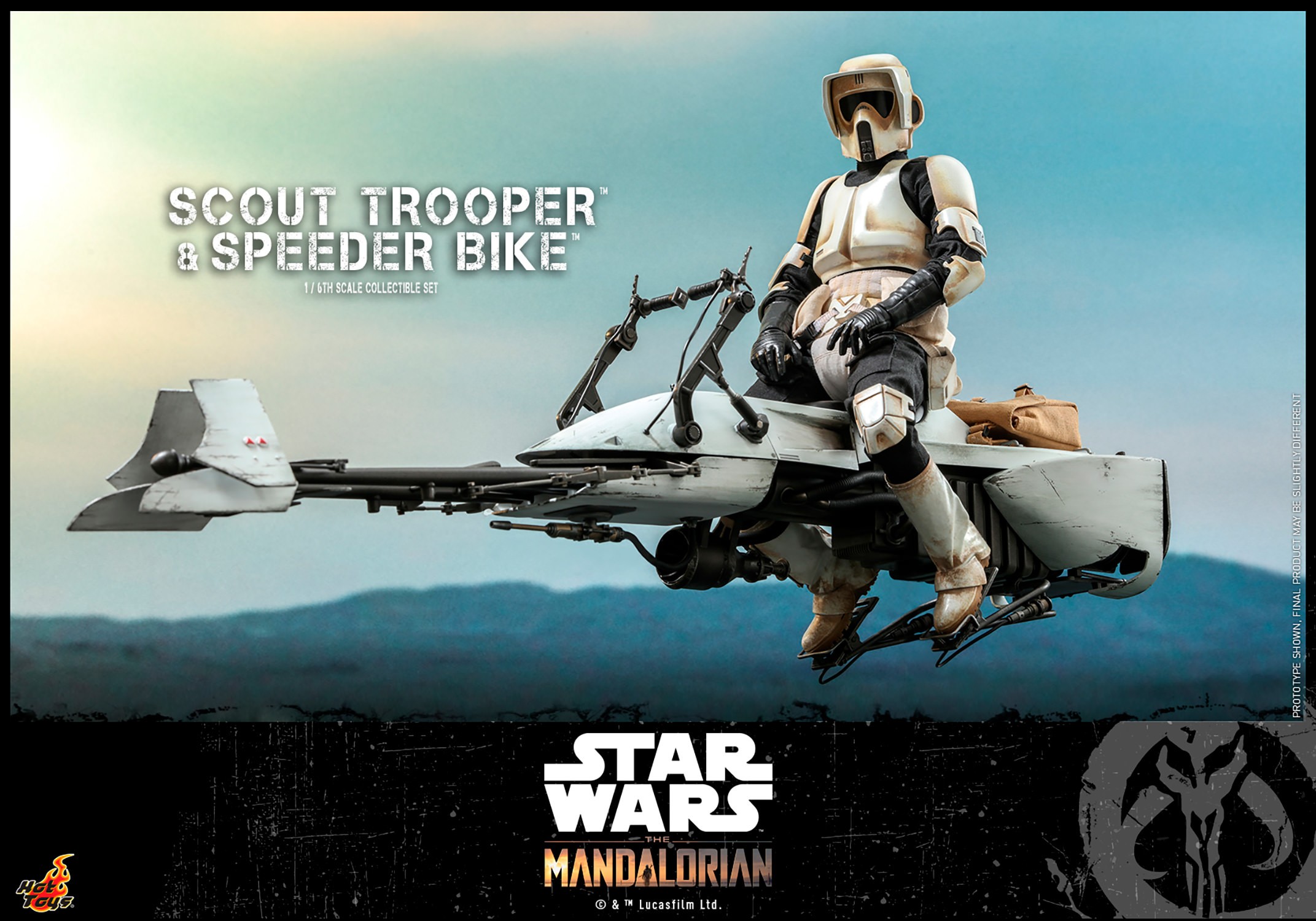 Scout Trooper and Speeder Bike (Prototype Shown) View 7