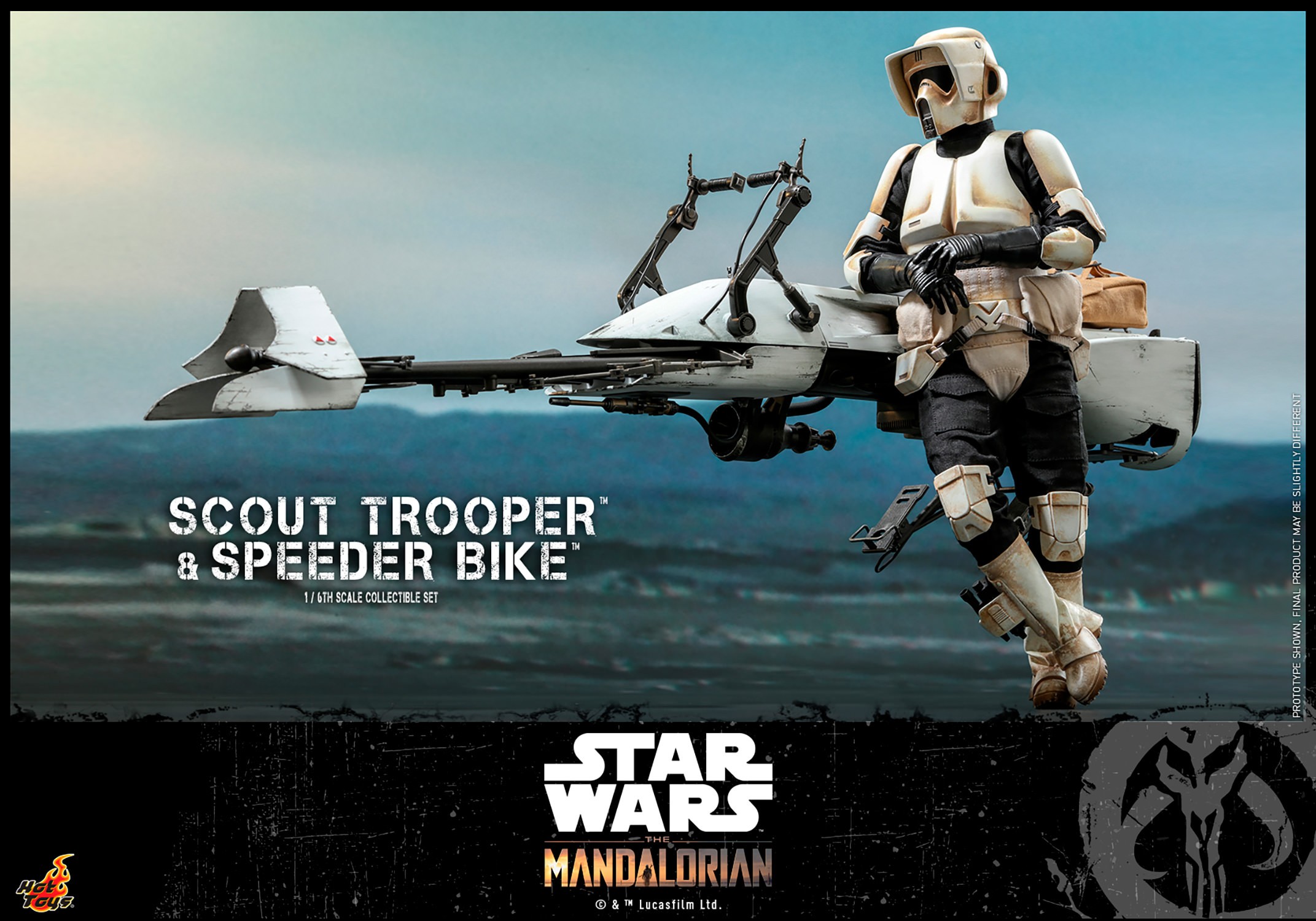 Scout Trooper and Speeder Bike (Prototype Shown) View 8