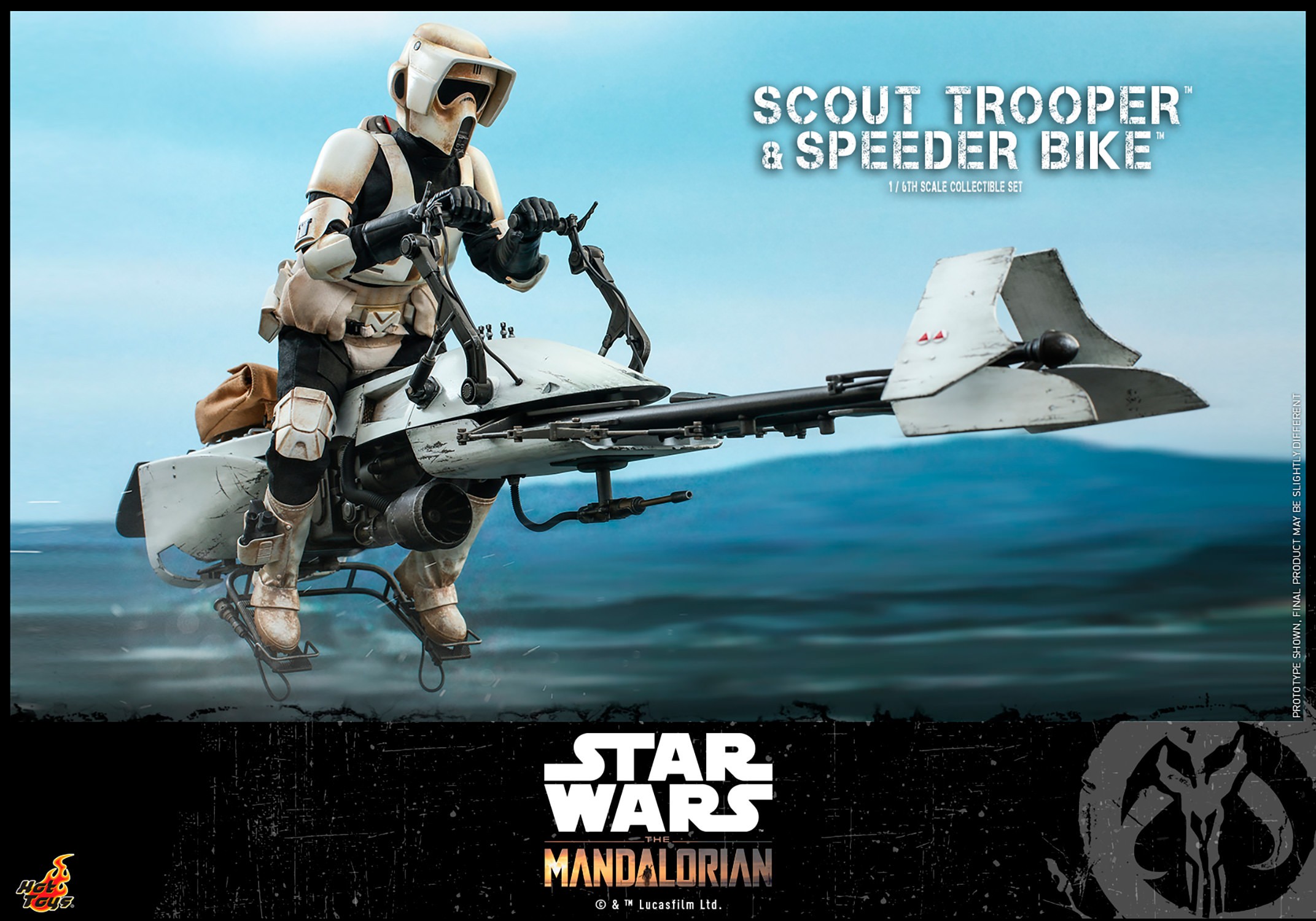 Scout Trooper and Speeder Bike (Prototype Shown) View 11