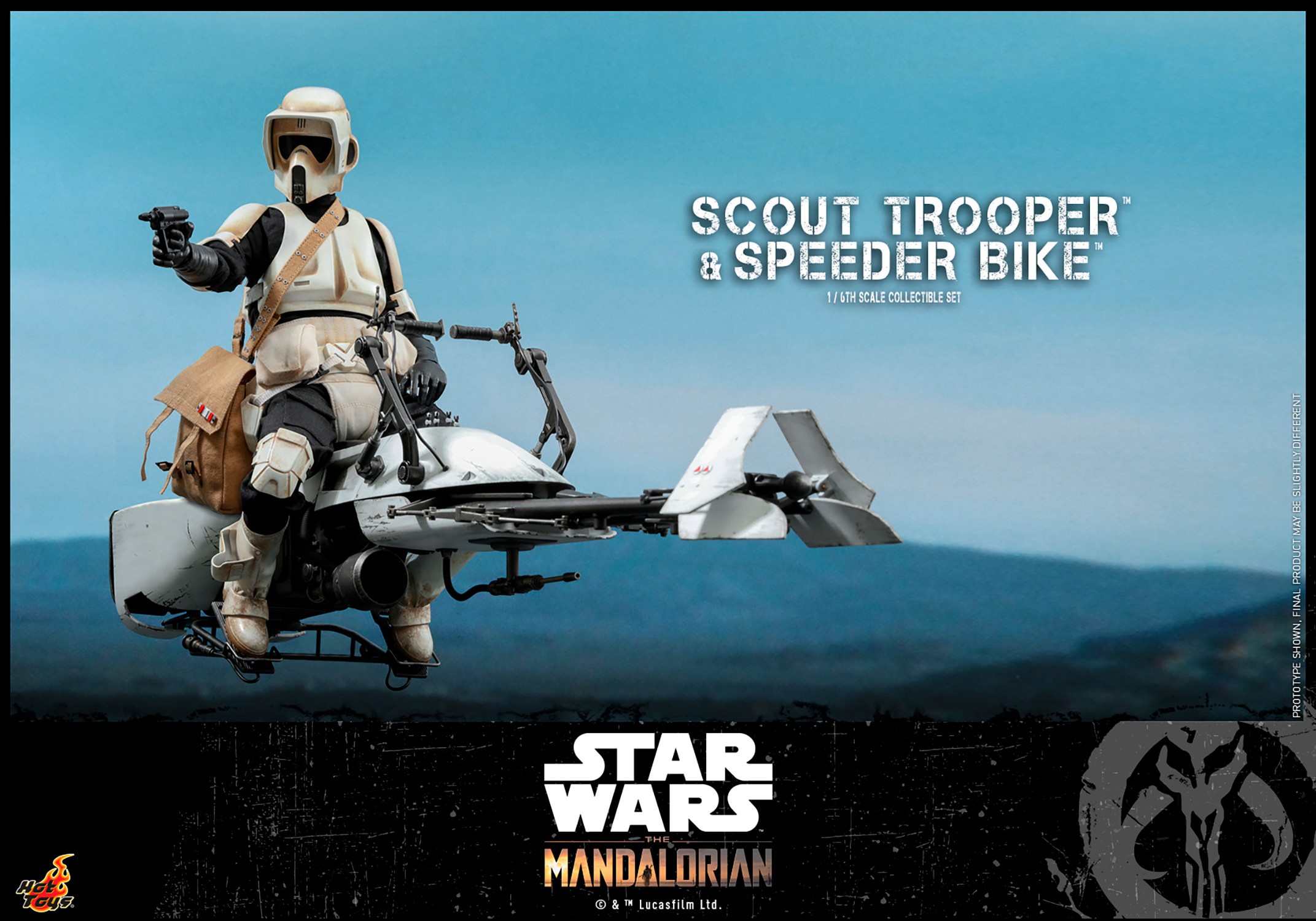 Scout Trooper and Speeder Bike (Prototype Shown) View 14
