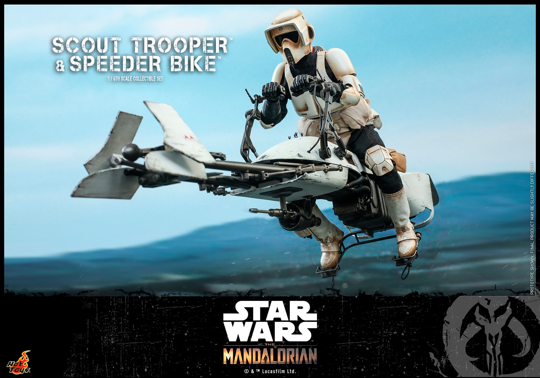Scout Trooper and Speeder Bike (Prototype Shown) View 15