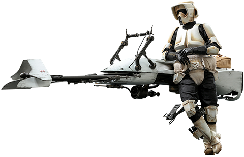 Scout Trooper and Speeder Bike (Prototype Shown) View 26