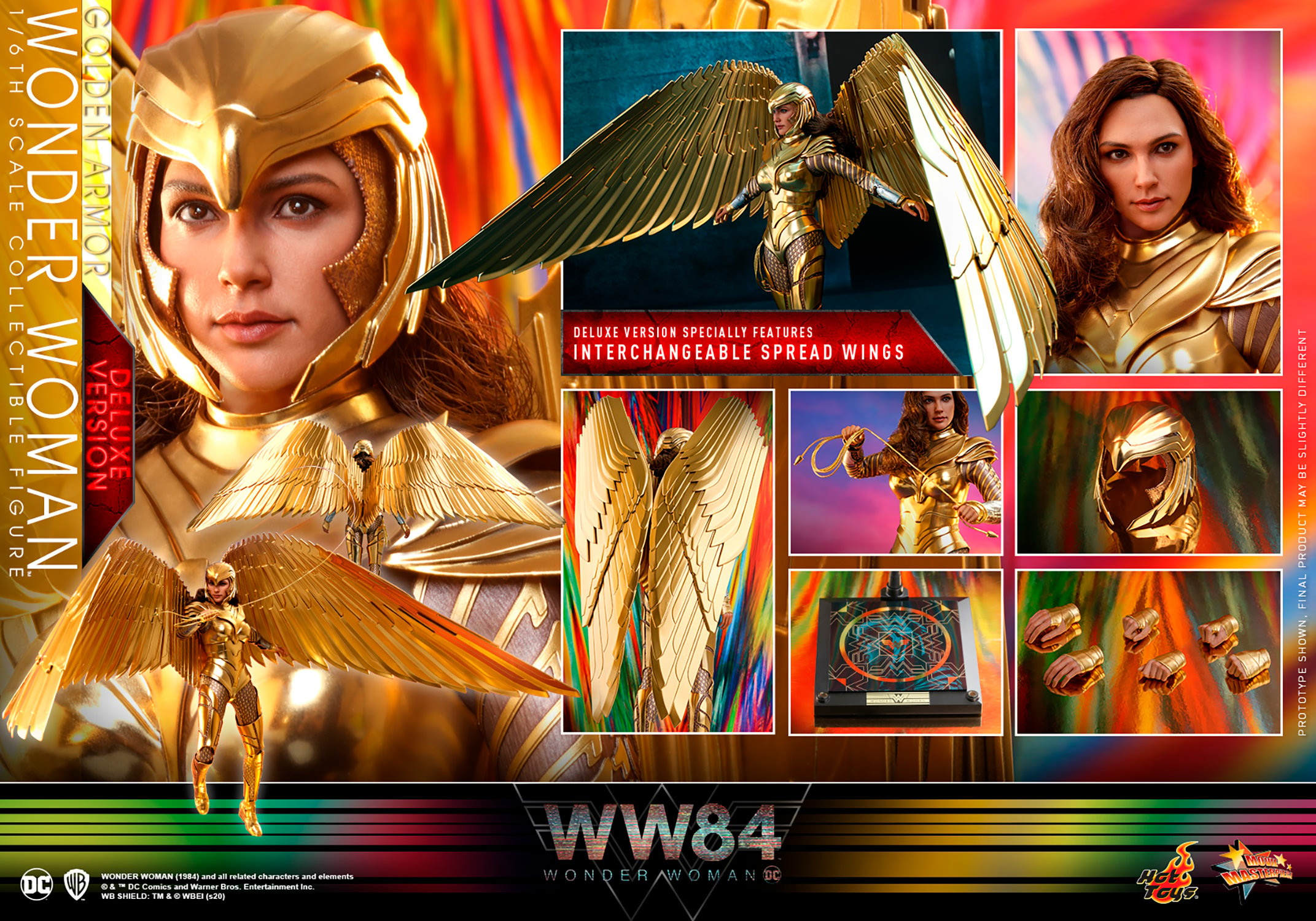 Golden Armor Wonder Woman (Deluxe) (Prototype Shown) View 22