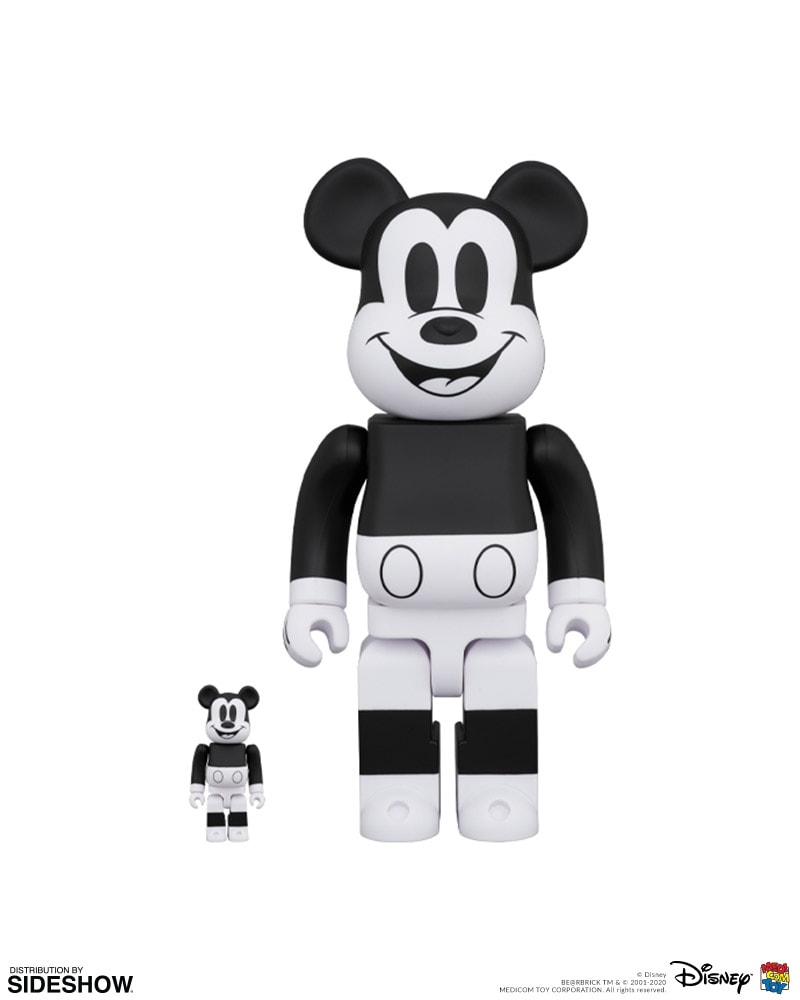 Be@rbrick Mickey Mouse Black & White 2020 Version Be@rbrick Mickey Mouse Black & White 2020 Version
