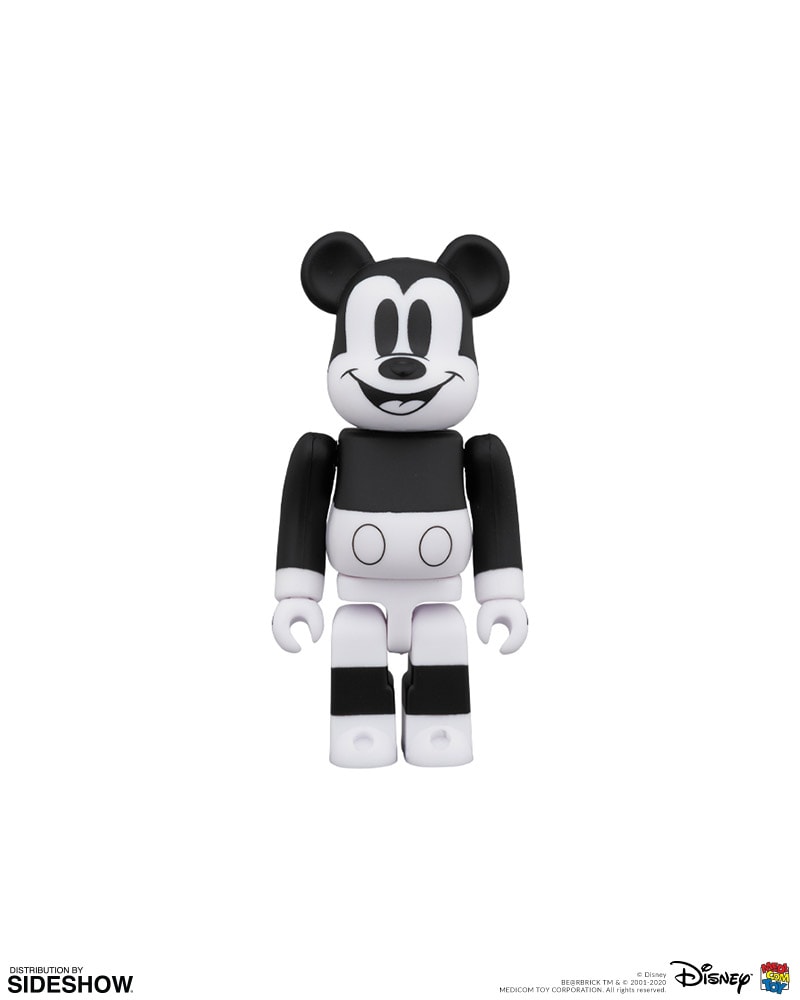 Be@rbrick Mickey Mouse (Black & White 2020 Version) 100% & 400%- Prototype Shown