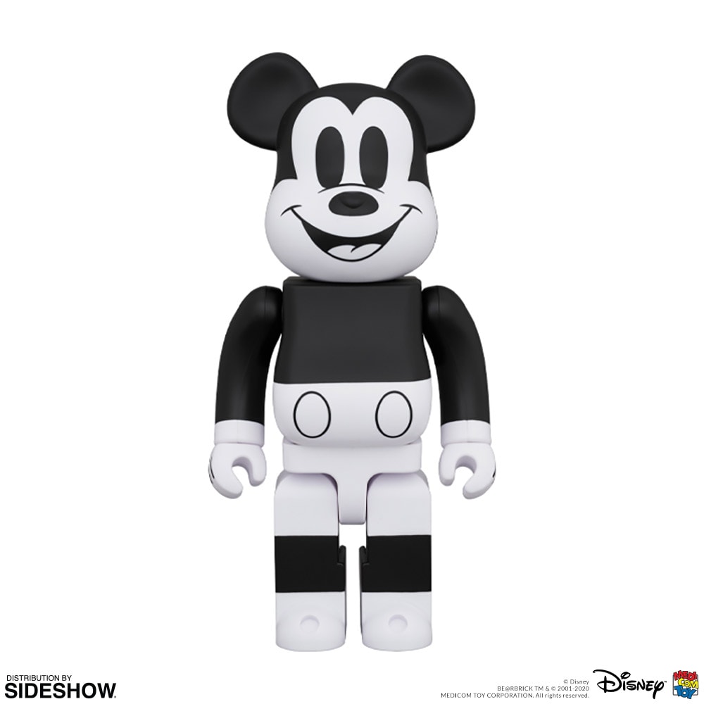 【使い勝手の良い】 Mouse Mickey Be@rbrick Black Version 2020 White & キューブリック、ベアブリック