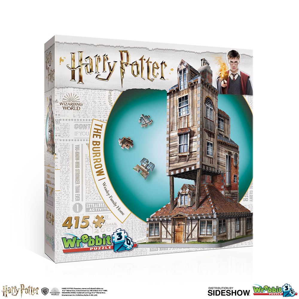 The Burrow - Weasley Family Home 3D Puzzle- Prototype Shown