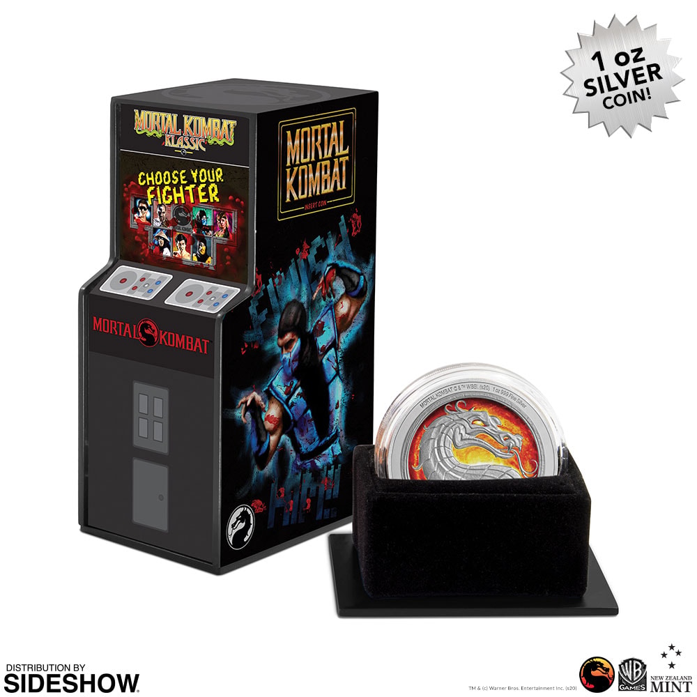 Mortal Kombat Mortal Kombat 1oz Silver Coin Silver Collectible  (Prototype Shown) View 4