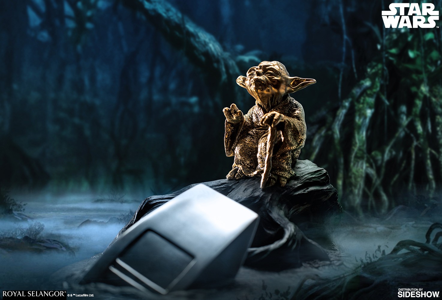 Yoda Jedi Master (Gold Gilded Limited Edition) Figurine by Royal