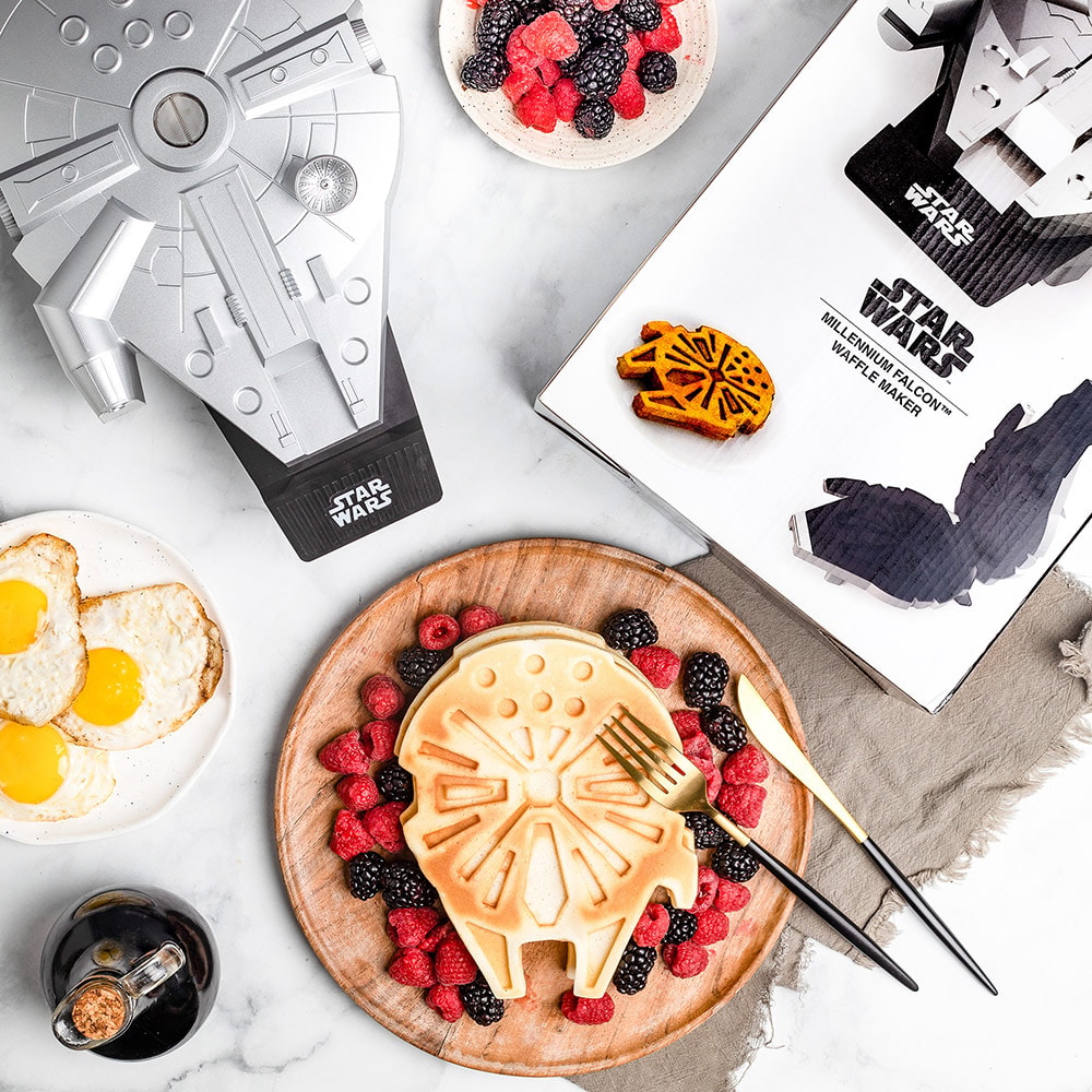 Star Wars Deluxe Millennium Falcon Waffle Maker Kitchenware  (Prototype Shown) View 4