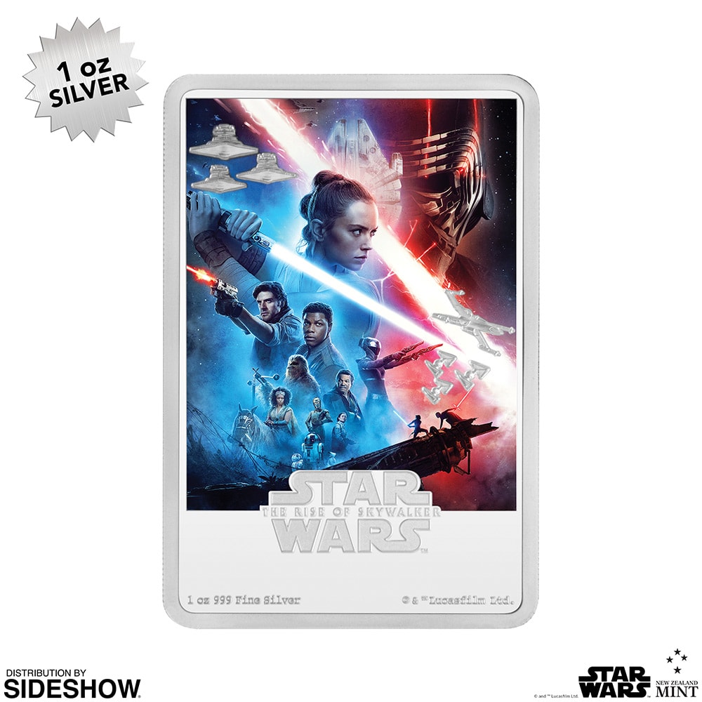 Star Wars: The Rise of Skywalker Silver Coin- Prototype Shown