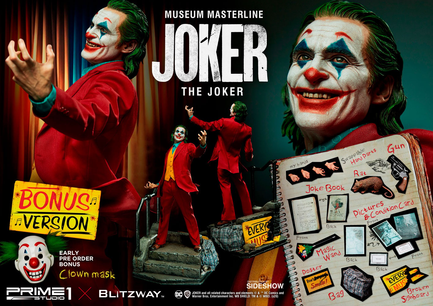 The Joker (Bonus Clown Mask Version)