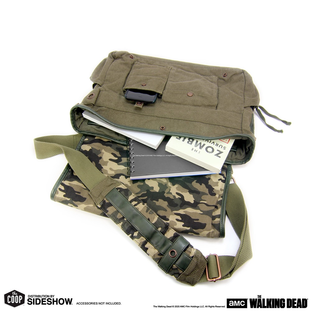 The Walking Dead Daryl Wings Messenger Bag (Fatigue Green) Bag  (Prototype Shown) View 2