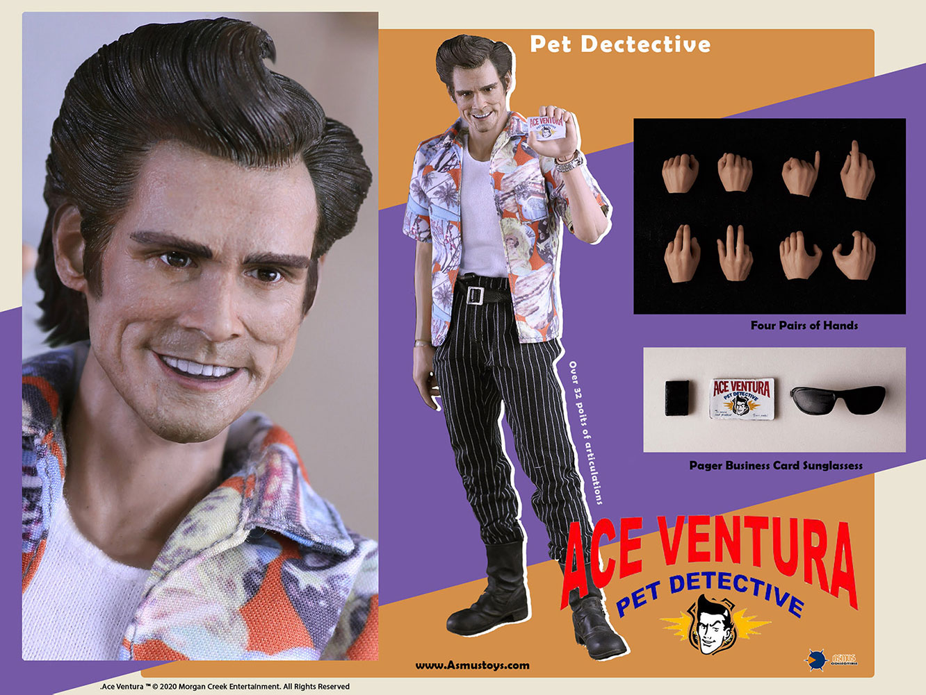 Ace Ventura: Pet Detective Ace Ventura Sixth Scale Figure  (Prototype Shown) View 1