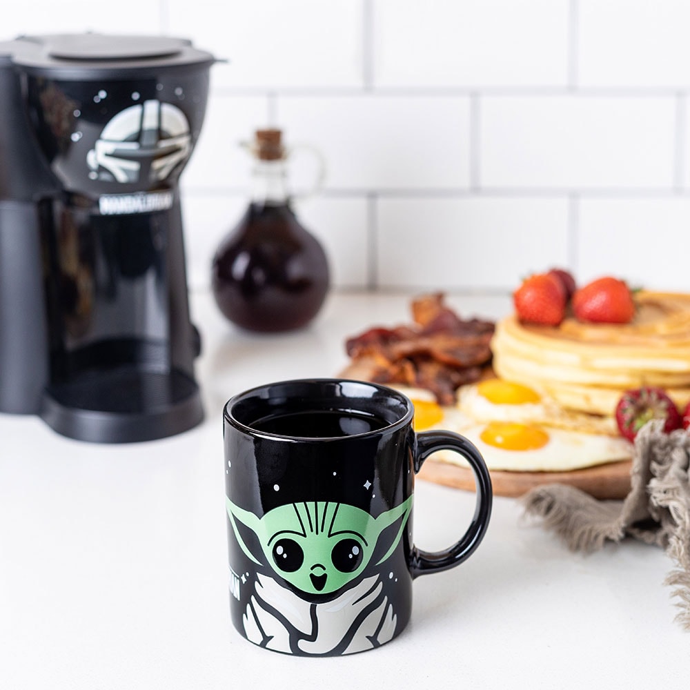 The Mandalorian Inline Single Cup Coffee Maker with Mug