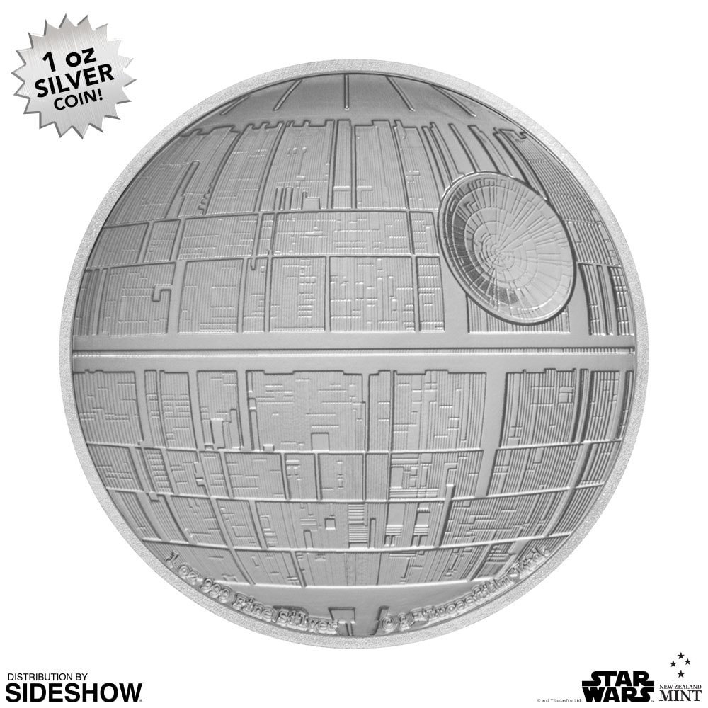 Death Star Silver Coin (Prototype Shown) View 1
