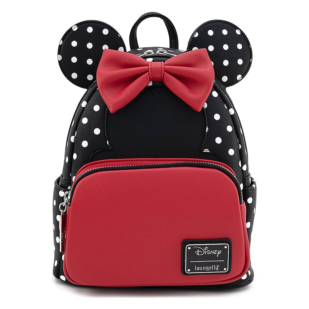 2024年 お歳暮・冬ギフト特集 Minnie Mouse Black & White Polka Dot Mini Backpack by サロペット・オーバーオール・オールインワン