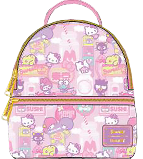 Loungefly x sanrio hello kitty kawaii convertible mini backpack on sale