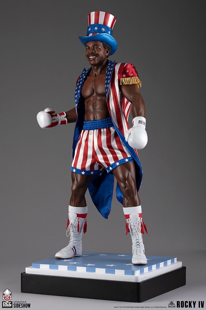 Apollo Creed Rocky II Edition 1 3 Scale Statue by PCS Sideshow
