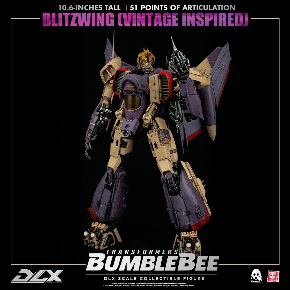 Blitzwing (Vintage Inspired) Collectible Figure by Threezero Blitzwing (Vintage Inspired) Collectible Figure by Threezero