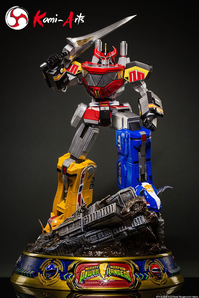 Mighty Morphin Power Rangers Megazord Statues  (Prototype Shown) View 4