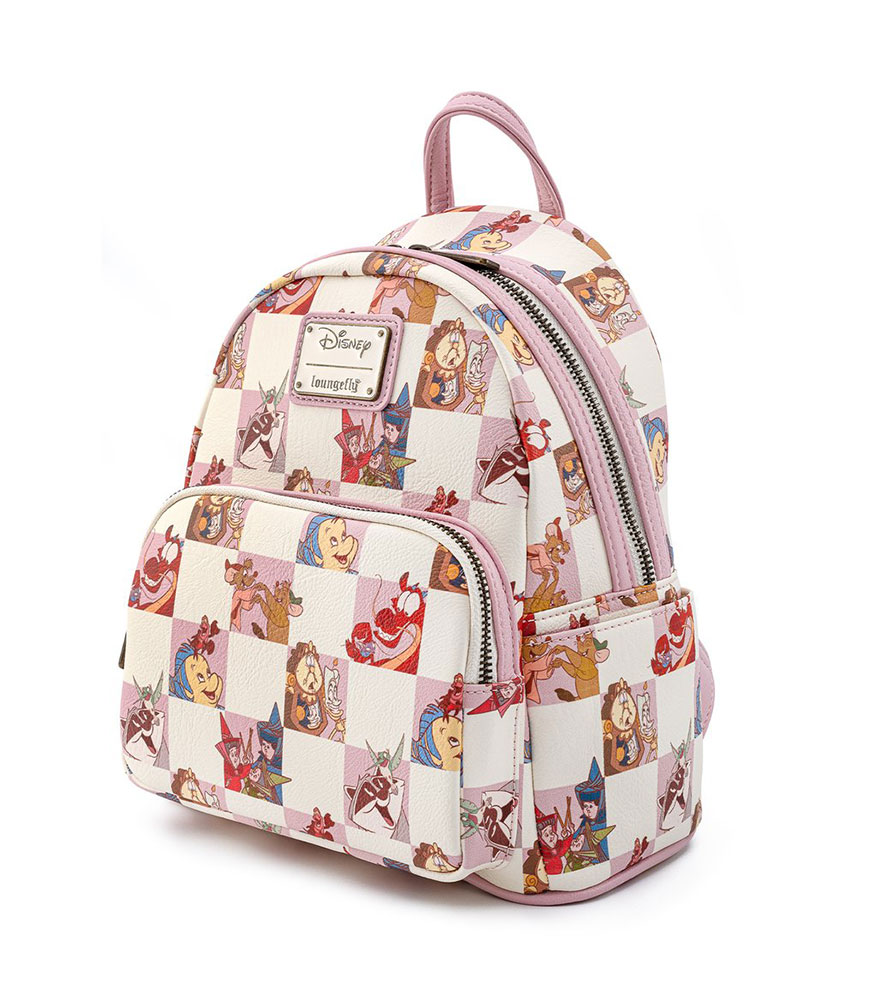 Disney BFF Character Rose Checker Mini Backpack
