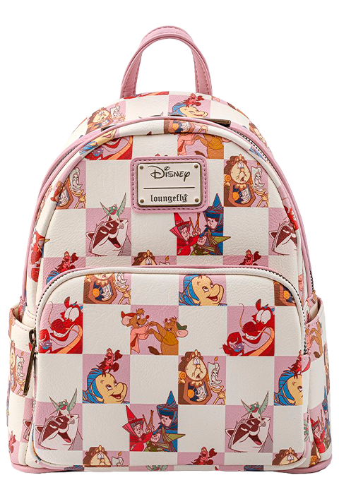 Mini backpack top with roses