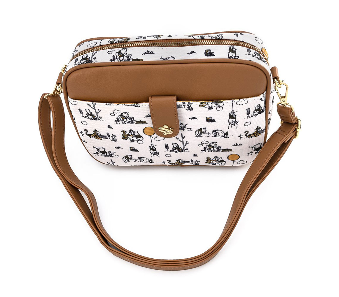 Winnie the Pooh Line Drawing Crossbody