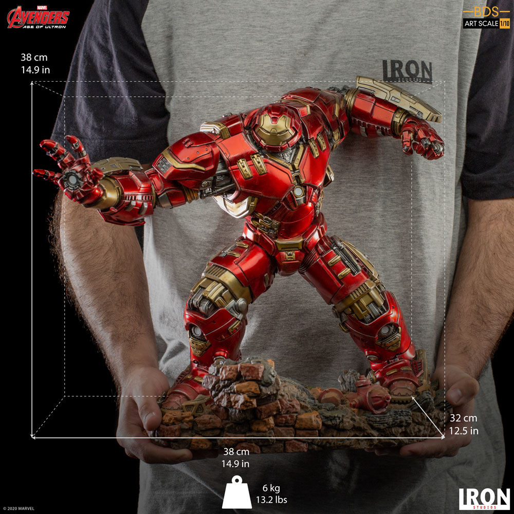 Hulkbuster Art Scale Statue by Iron Studios | Sideshow Collectibles