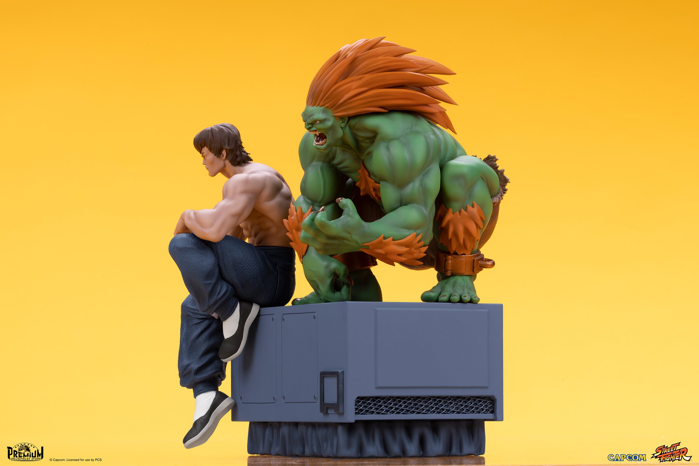 Street Fighter Blanka & Fei Long 1:10 Scale Statue  (Prototype Shown) View 8