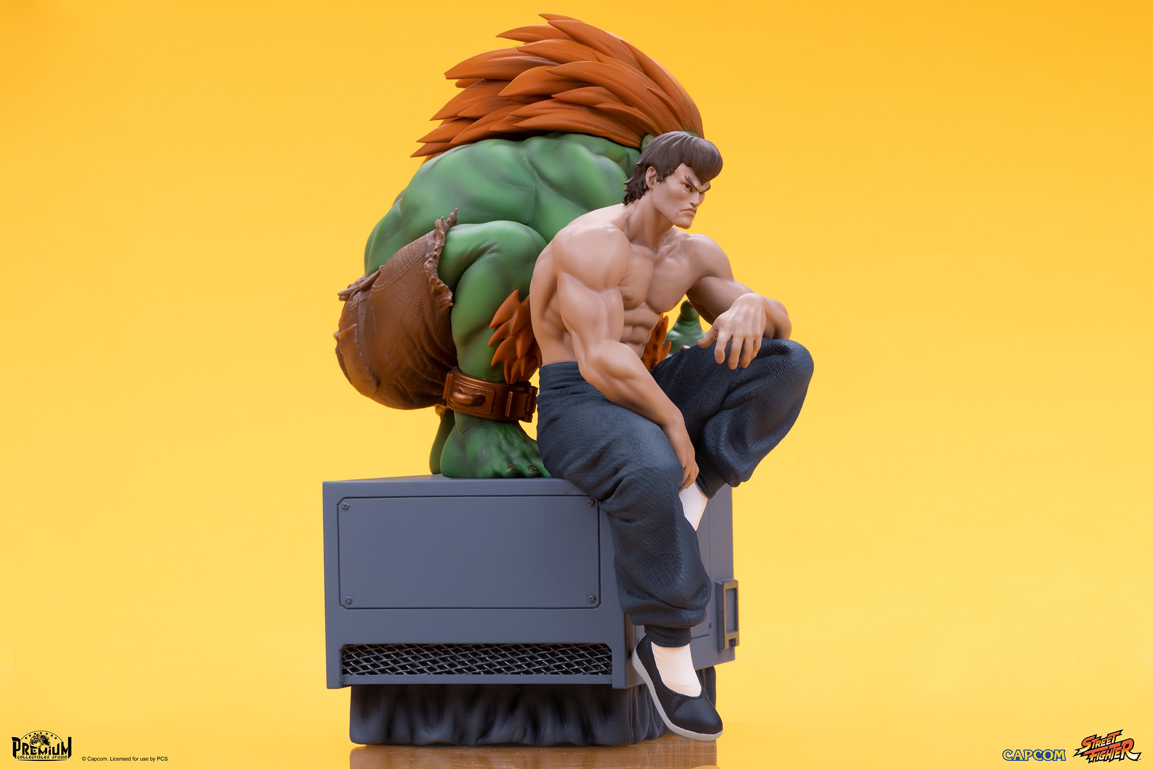 Street Fighter Blanka & Fei Long 1:10 Scale Statue  (Prototype Shown) View 11