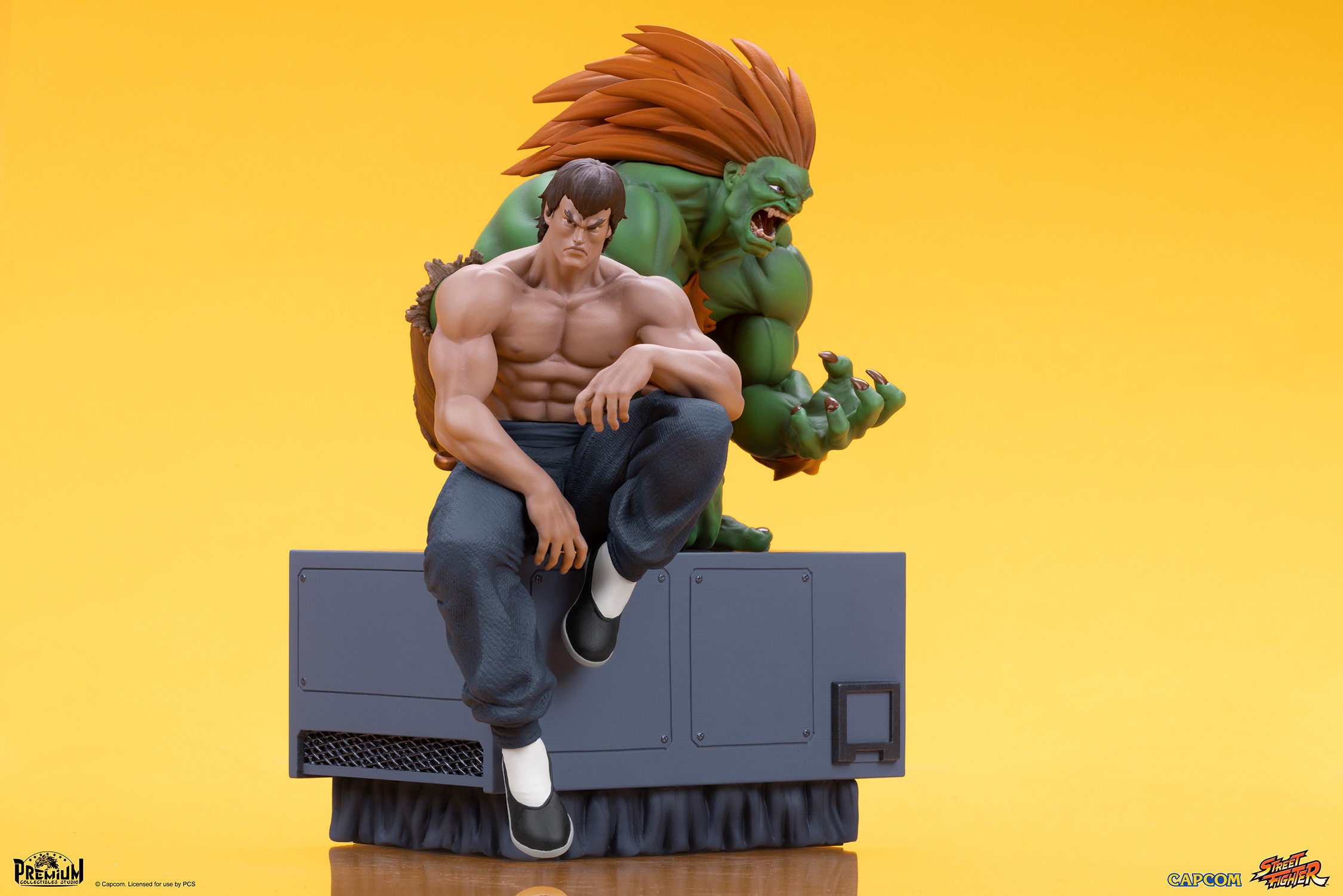Street Fighter Blanka & Fei Long 1:10 Scale Statue  (Prototype Shown) View 12