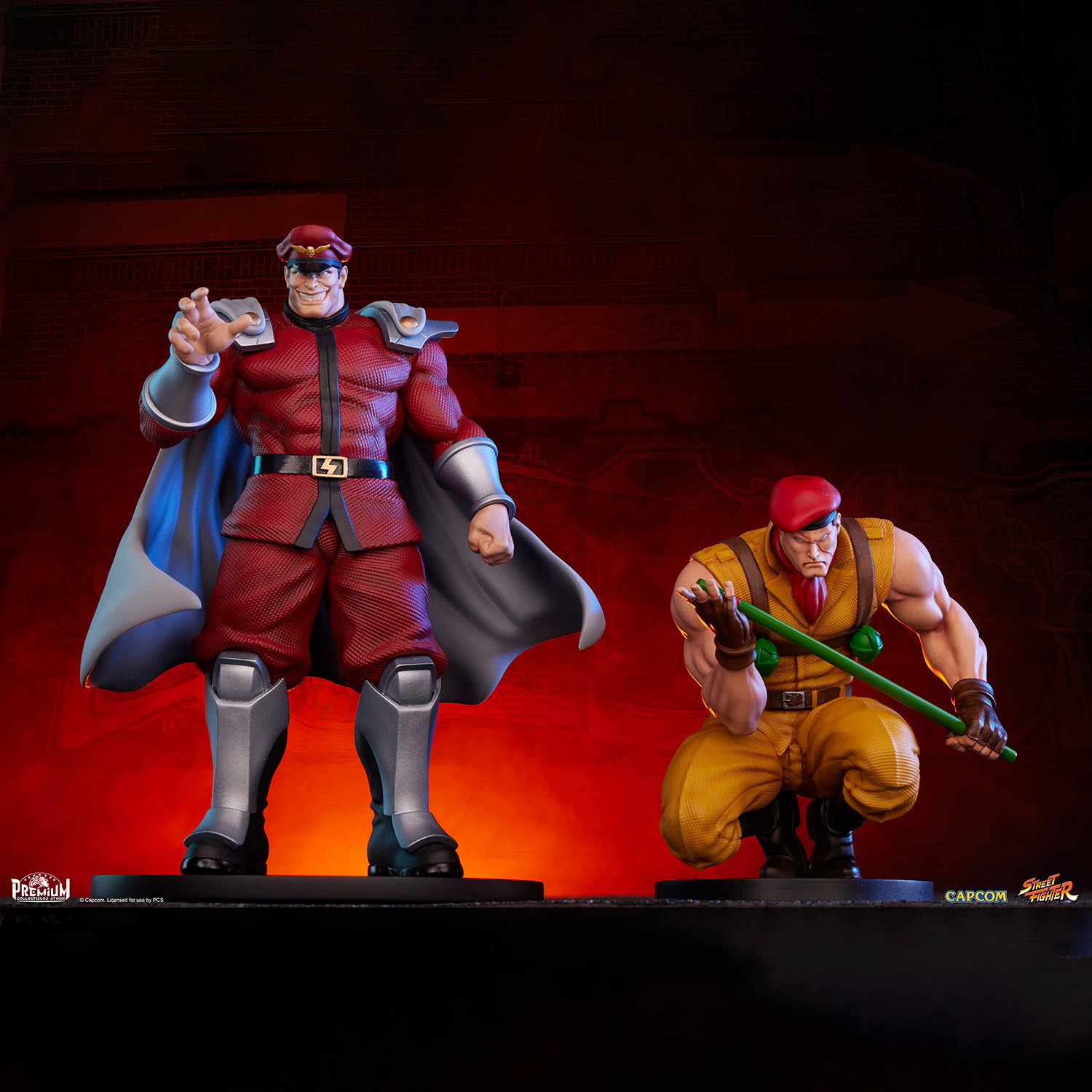 Street Fighter M. Bison & Rolento 1:10 Scale Statue  (Prototype Shown) View 1