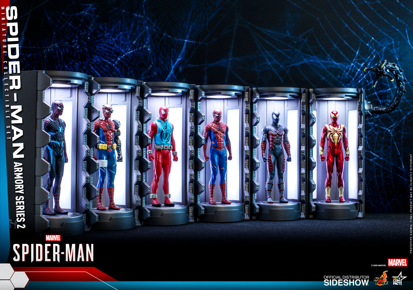 Hot toys spider man hall of armor online