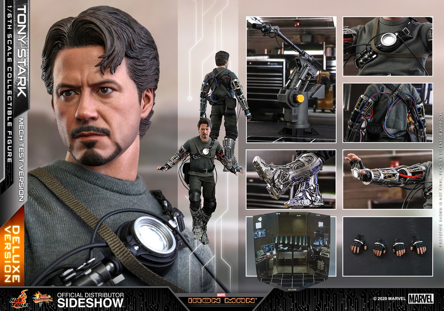 Tony Stark (Mech Test Deluxe Version) Collector Edition (Prototype Shown) View 15
