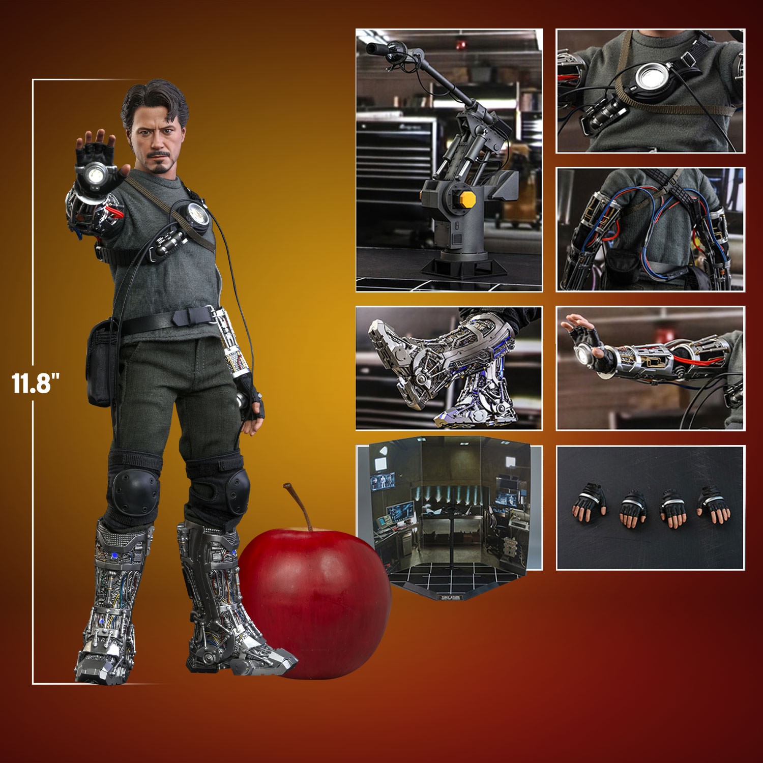 Tony Stark (Mech Test Deluxe Version) Collector Edition (Prototype Shown) View 2