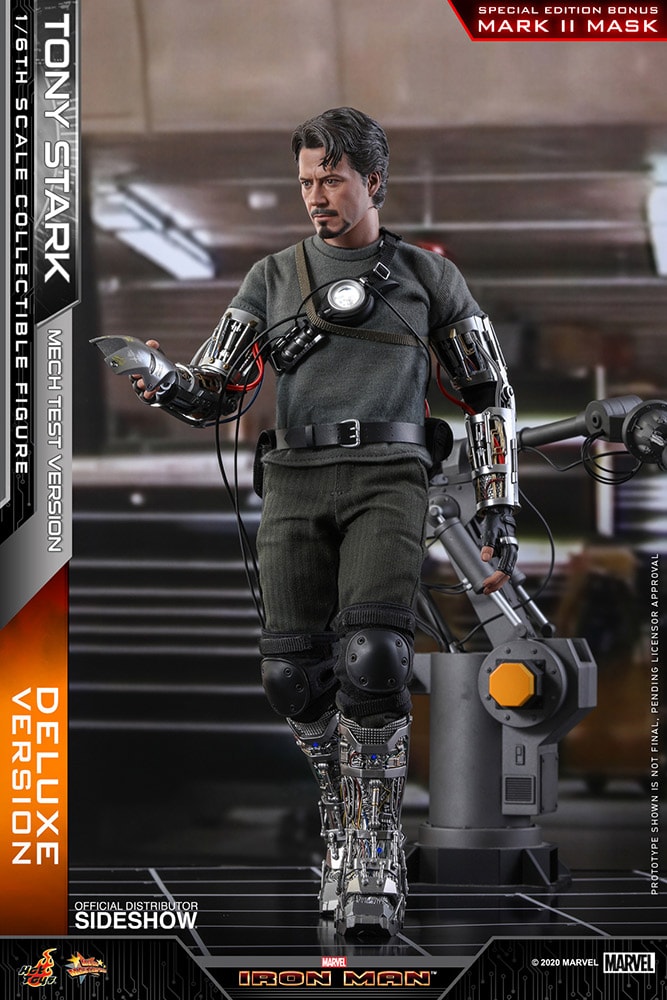 Tony Stark (Mech Test Deluxe Version - Special Edition) Exclusive Edition (Prototype Shown) View 3