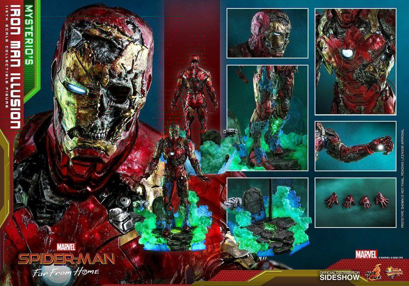 Marvel Mysterio's Iron Man Illusion Sixth Scale Figure  Collector Edition (Prototype Shown) View 18