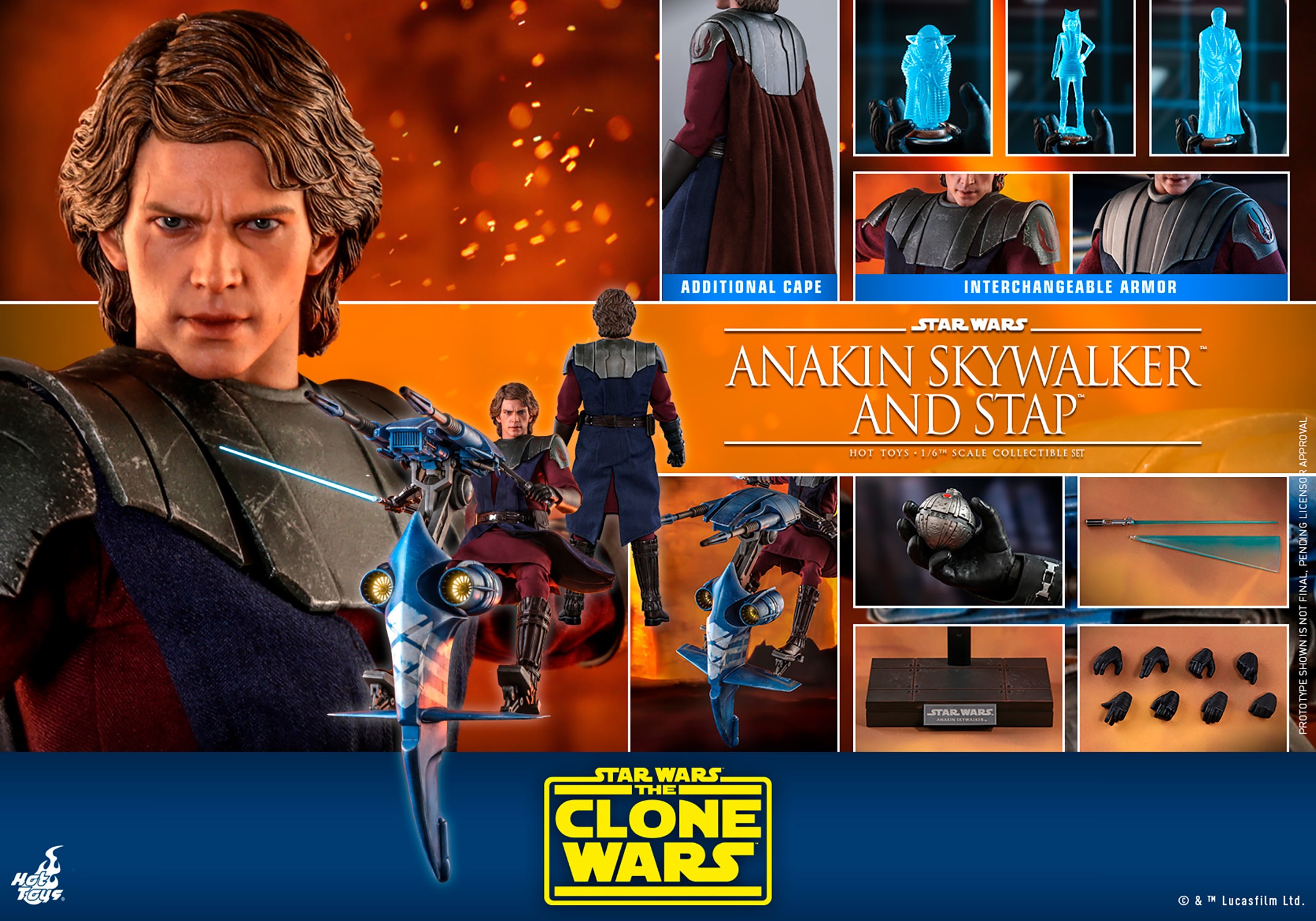 Anakin Skywalker and STAP Collector Edition (Prototype Shown) View 20