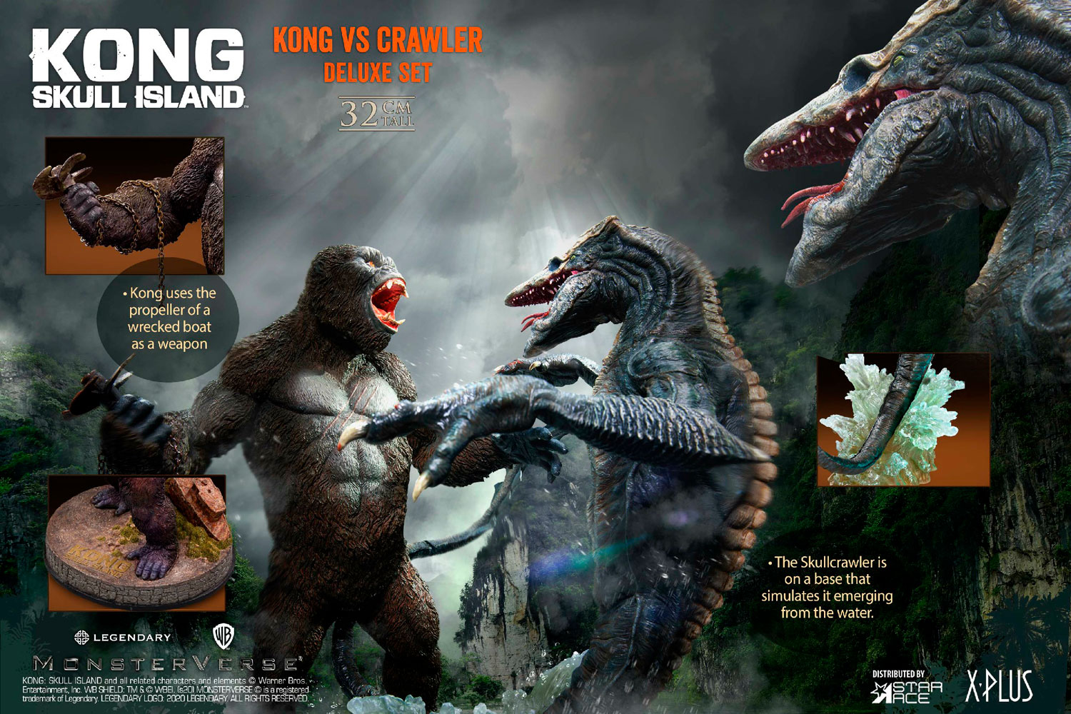 Kong VS Skullcrawler Deluxe- Prototype Shown